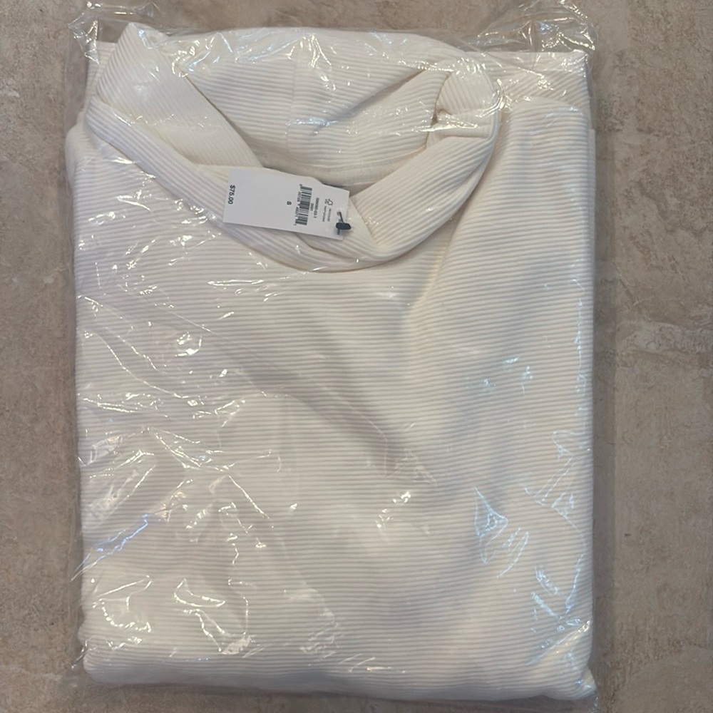 NWT Banana Republic White Ottoman Tunic Sweatshirt Size Small - Picture 5 of 7